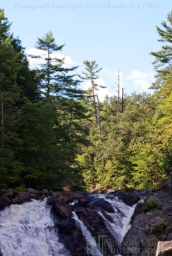 waterfall, summer, trees, landscape, new hamsphire, Kimberly J Tilley
